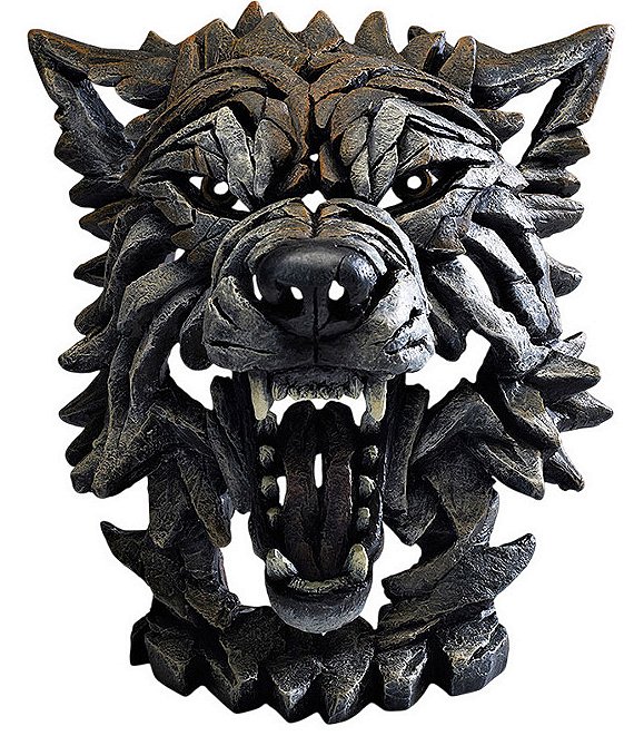 Edge Sculpture by Enesco Wolf Bust