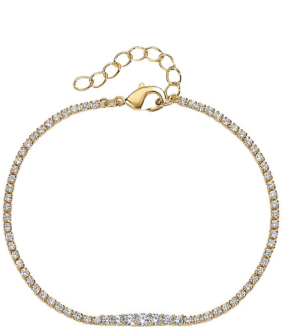 Electric Picks Frenchie Line Bracelet, Gold - Image 1