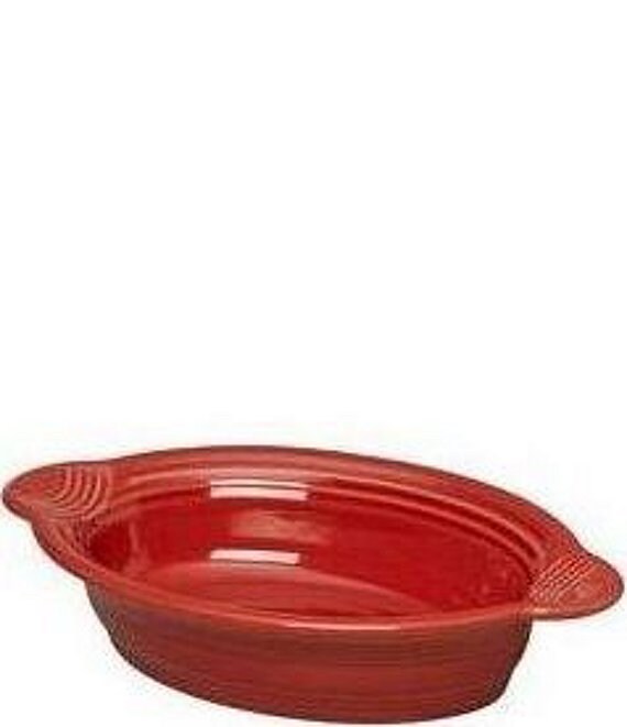 Color:Scarlet - Image 1 - Individual Oval Casserole