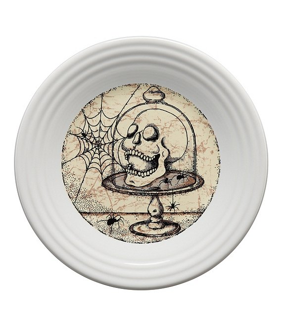 Fiesta Mystical Halloween Skull 9#double; Luncheon Plate