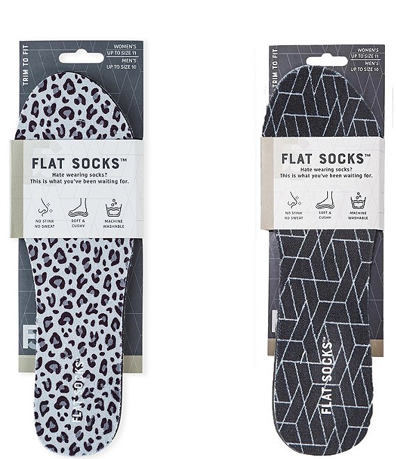 Color:Snow Leopard/Black - Image 1 - Snow Leopard Cushioned Liners 2-Pack
