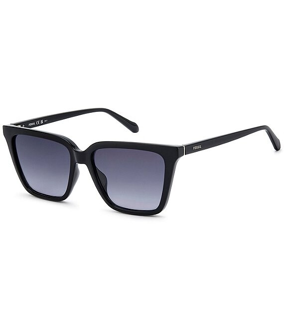 Fossil Women's FOS3173 56mm Square Sunglasses, Black - Image 1
