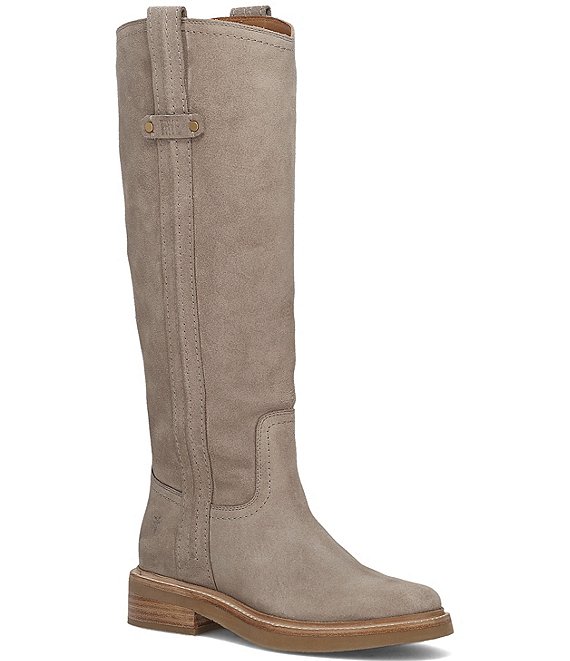 Frye Phoebe Pull On Suede Tall Boots