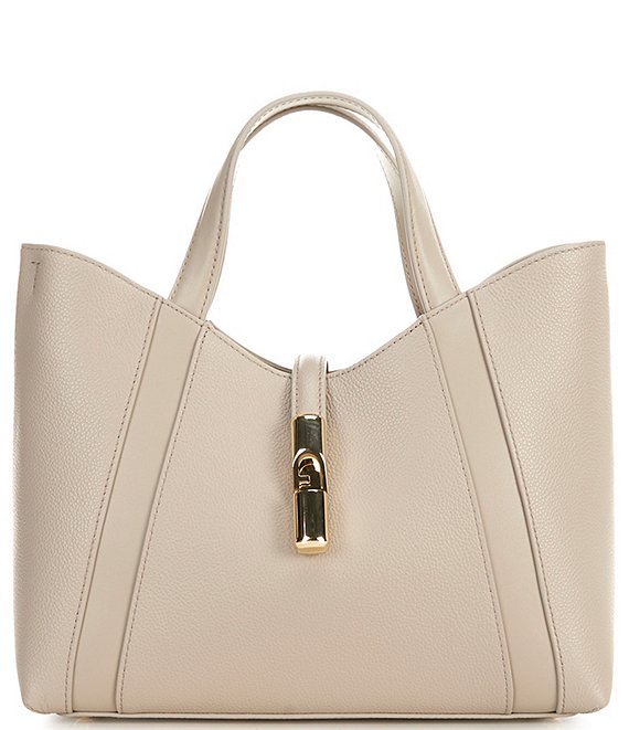 Furla Goccia Small Satchel Bag, LINEN - Image 1