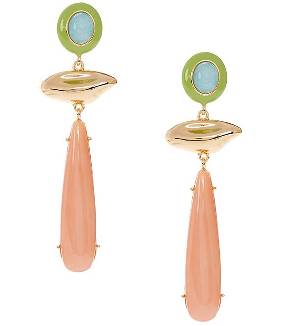 Gemma Layne Semi Precious Drop Statement Earrings