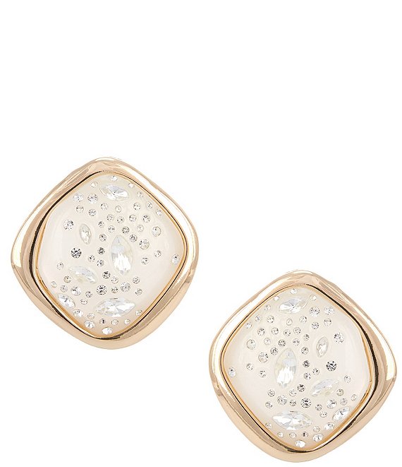 Gemma Layne Statement Stone Stud Earrings