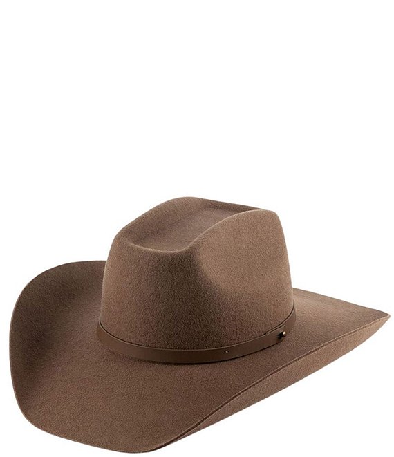 Gigi Pip Shane Wool Cowboy Hat, Chocolate - Image 1
