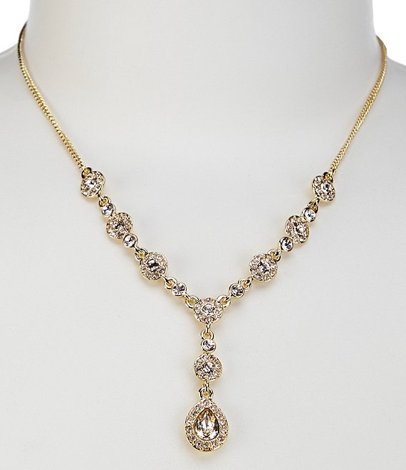 Givenchy Teardrop Gold Y-Necklace