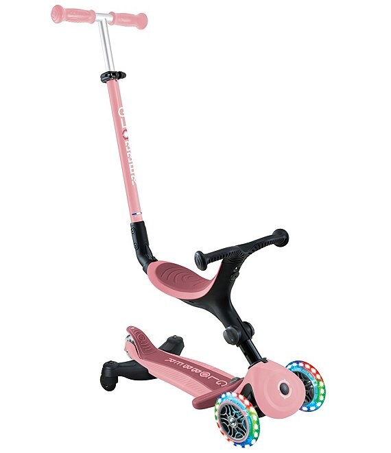 Globber Go Up Active 360 Scooter, Pastel Pink - Image 1