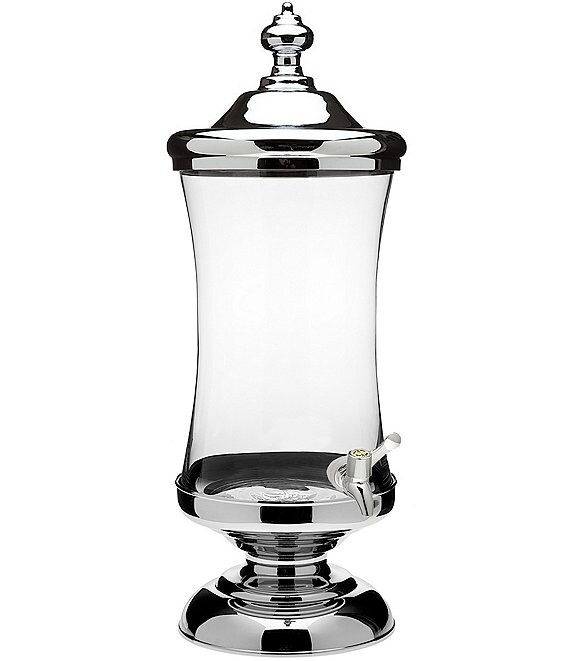 Godinger Horizon Chrome Beverage Dispenser 2.5 Gallon