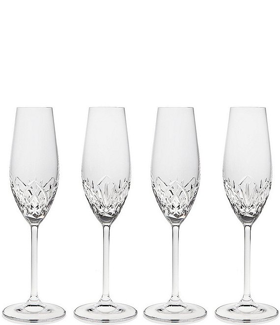 Godinger Reserve Crystal Flutes, Set of 4