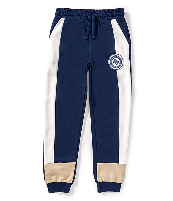 Guess Big Boys Detail Guess Jogger Pants, Dark Blue - Image 1