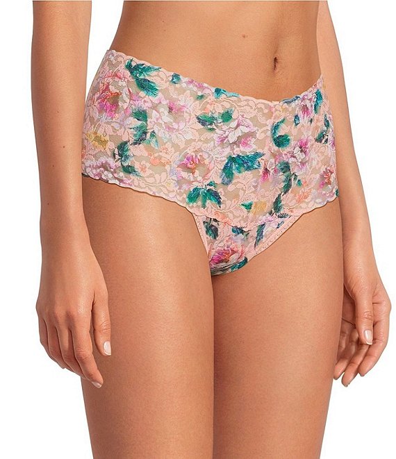 Hanky Panky Bring Me Flowers Retro Lace Thong Panty, Buy Myself Flowers - Image 1