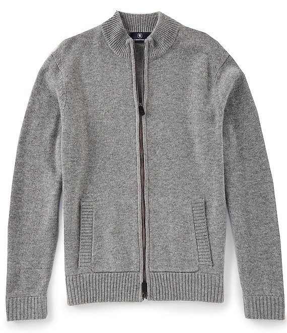 Hart Schaffner Marx Full-Zip Cashmere Blend Cardigan