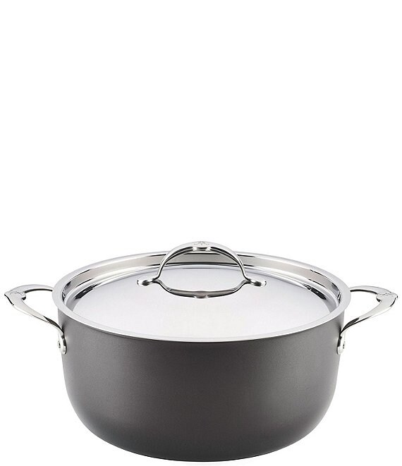 Hestan Titum Fusion™ Collection Nonstick Stock Pot with Lid, 8-Quart, Black - Image 1