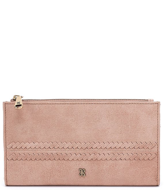 HOBO Jill Large Whipstitch Detail Bifold Wallet, Hazel - Image 1