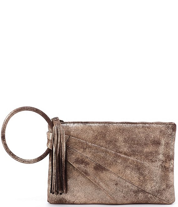 HOBO Sheila Soft Ring Wristlet, Cocoa Platinum - Image 1