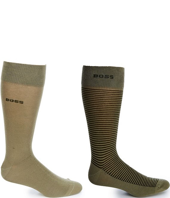 Hugo Boss RS Stripe Crew Socks 2-Pack