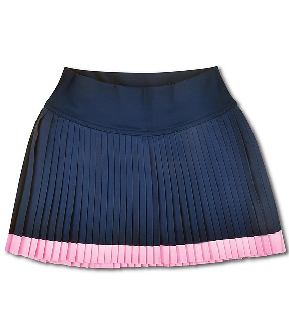 Iscream Big Girls Color Block Skort, Navy - Image 1