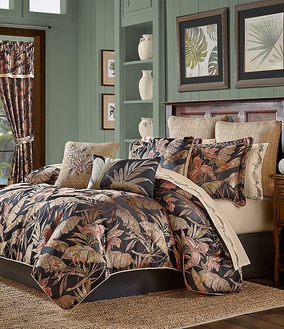 Color:Black Multi - Image 1 - Martinique Comforter Set