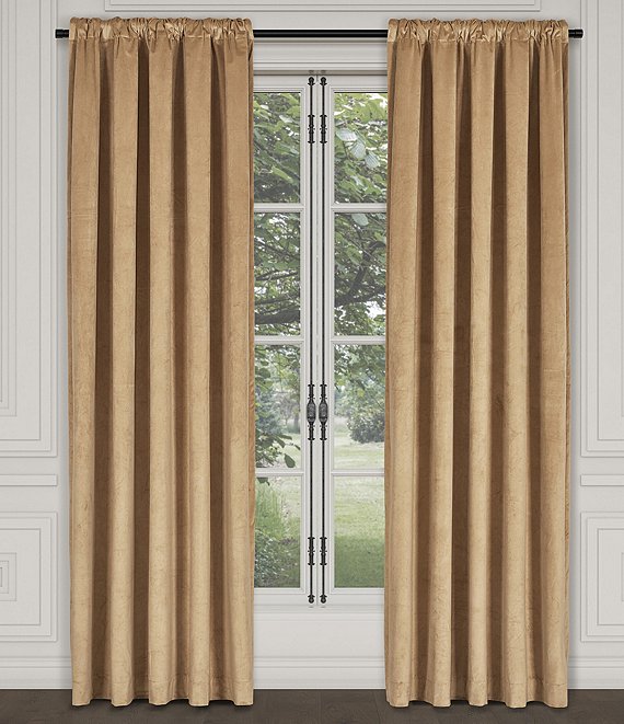 J. Queen New York Townsend Heavyweight Velvet Drapery Single Panel