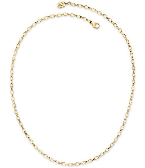 James Avery 14K Gold Twist Charm Chain Necklace, 14K Gold - Image 1