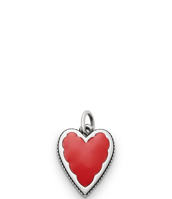 James Avery Enamel Heart Charm