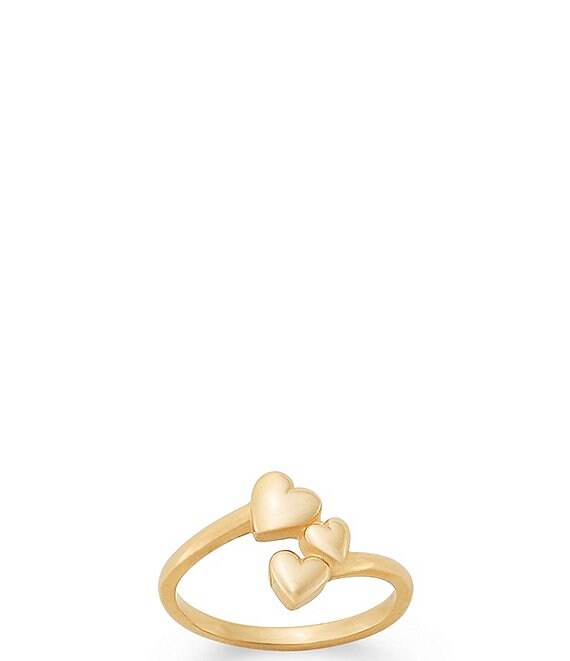 James Avery Gathered Hearts 14K Gold Band Ring