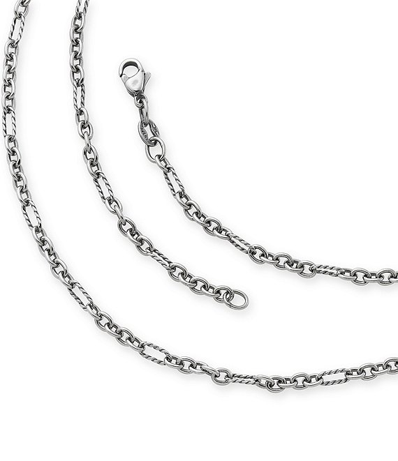 James Avery Medium Cable Figaro Chain Necklace