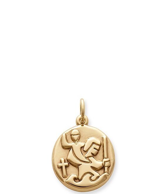 James Avery 14K Gold St. Christopher Medal Charm