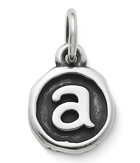 James Avery Vintage Type Initial Charm