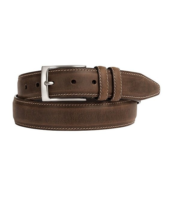 Johnston & Murphy Distressed Casual Belt