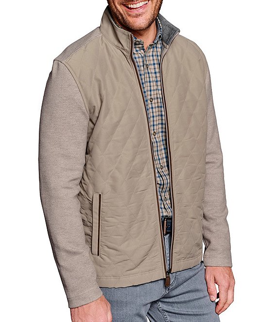 Johnston & Murphy Quilted Full-Zip Jacket