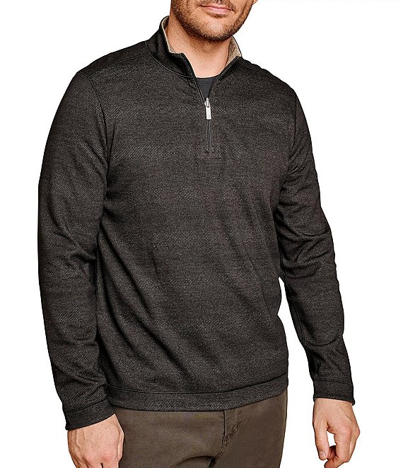 Johnston & Murphy XC4 Performance Stretch Reversible Quarter Zip Pullover