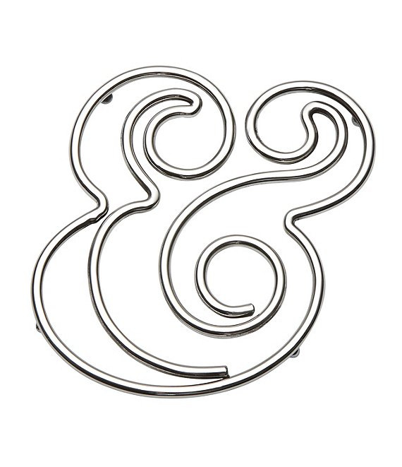 kate spade new york All in Good Taste Stainless Steel Ampersand Trivet
