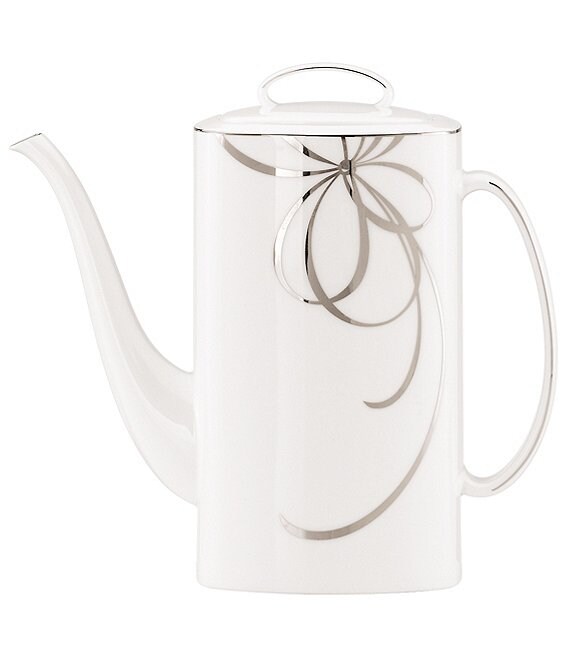 kate spade new york Belle Boulevard Bow Platinum Coffeepot