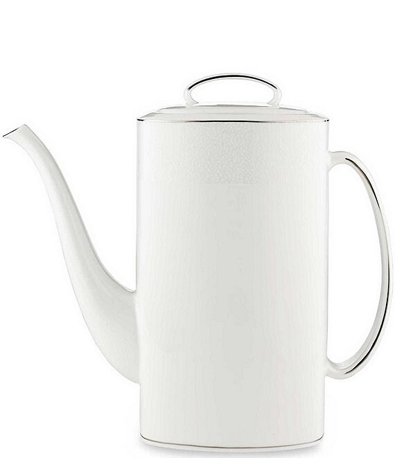 kate spade new york Cypress Point Striped Platinum Coffeepot
