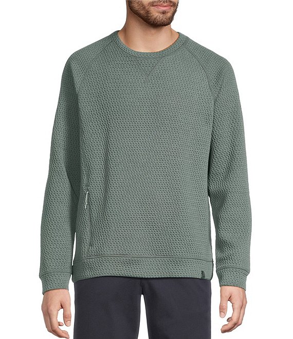 L.L.Bean Ridgeknit Crewneck Pullover, Balsam - Image 1