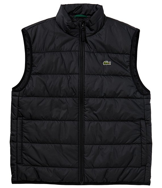 Lacoste Solid Puffer Vest, Black - Image 1