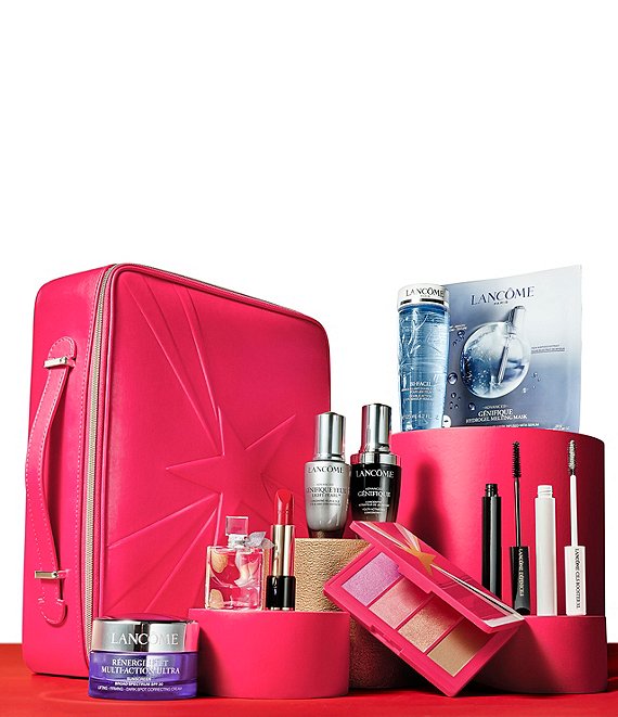 Color:Lancome Holiday Beauty Box Collection - Image 1 - Holiday Beauty Box 9 FULL SIZE Favorites Purchase with Purchase!