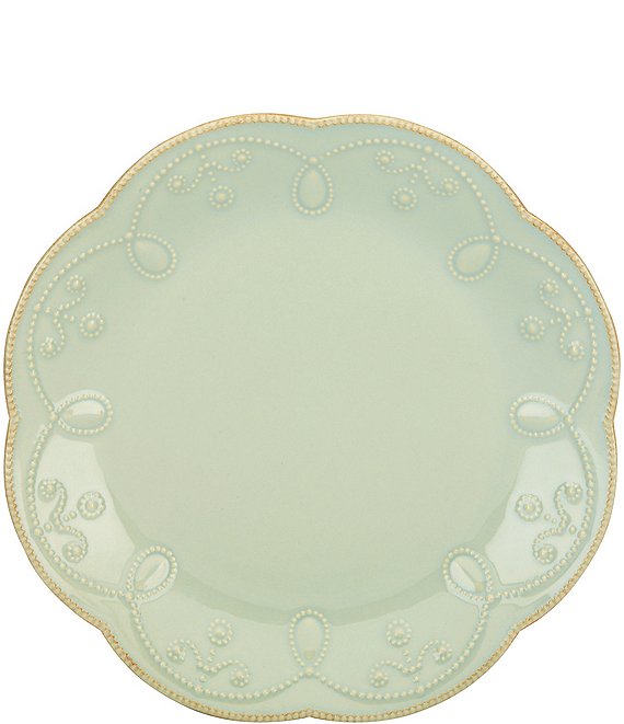 Lenox French Perle Scalloped Stoneware Accent Salad Plate