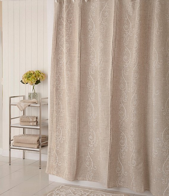 Lenox French Perle Shower Curtain