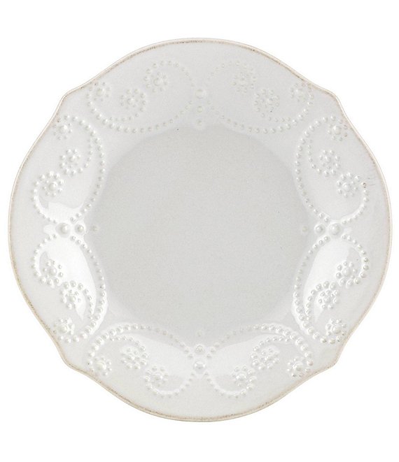 Lenox French Perle Scalloped Stoneware Tidbit Plate