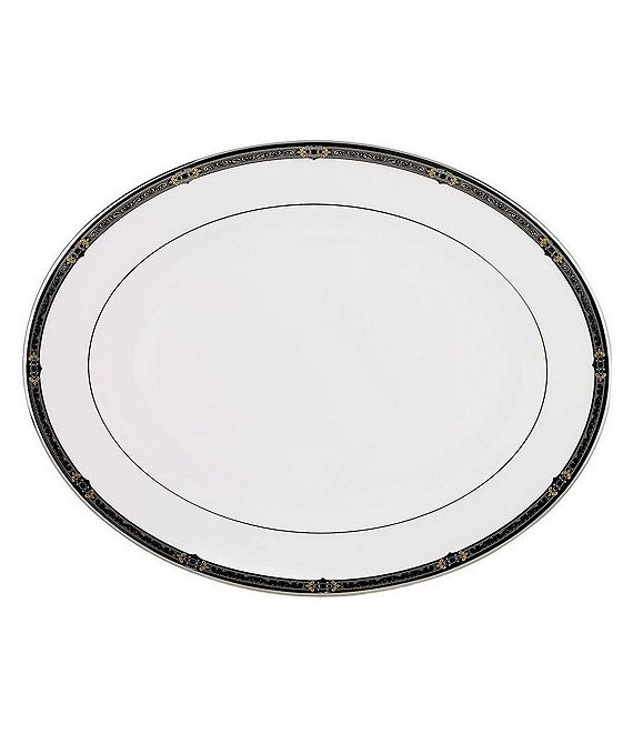 Lenox Vintage Jewel Bone China Oval Platter