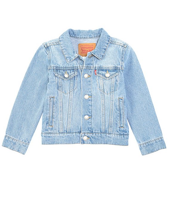Color:Alanis - Image 1 - Levi's® Little Boys 2T-7 Denim Trucker Jacket