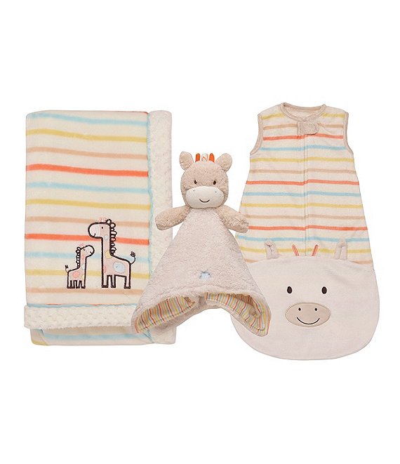 Little Me Baby Newborn-9 Months Giraffe Blanket Separates Bundle