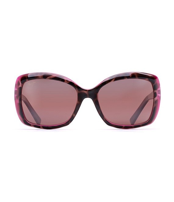 Maui Jim Orchid Polarized Oversized Square Sunglasses
