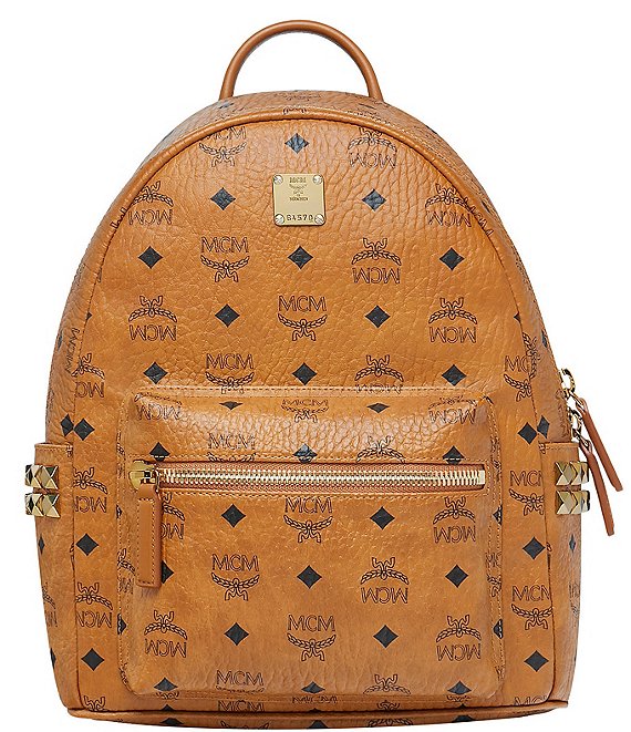 Color:Cognac - Image 1 - Visetos Collection Stark Small Backpack