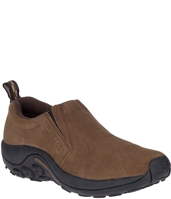 Color:Dark Earth - Image 1 - Men's Jungle Moc Suede Shoes