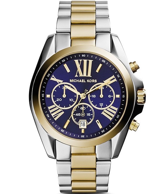 Michael Kors Bradshaw Two Tone Chronograph Watch